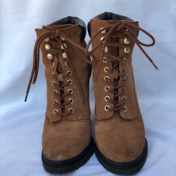 BCBG Generation Lace Up Boots - Picture 2 of 5